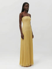 Vestido Longo Sol Dourado