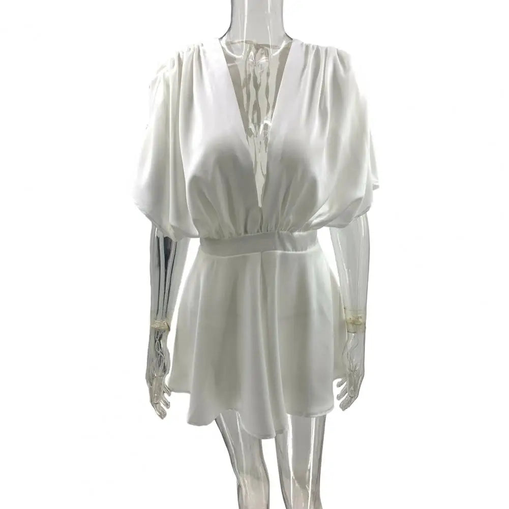 Vestido Curto Marfim Leve