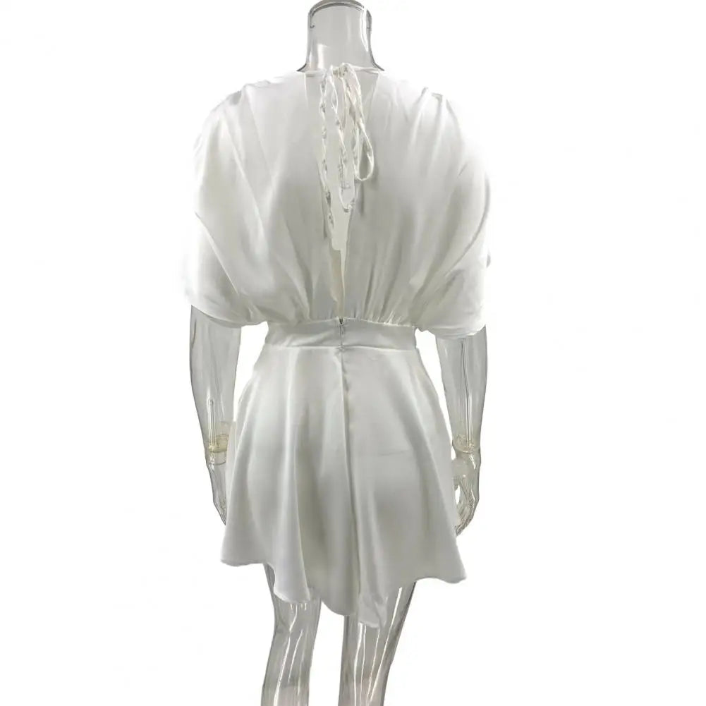 Vestido Curto Marfim Leve