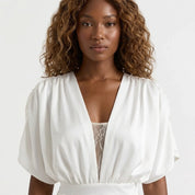 Vestido Curto Marfim Leve