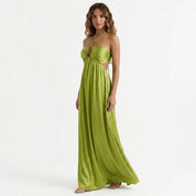 Vestido Longo Verde Aurora