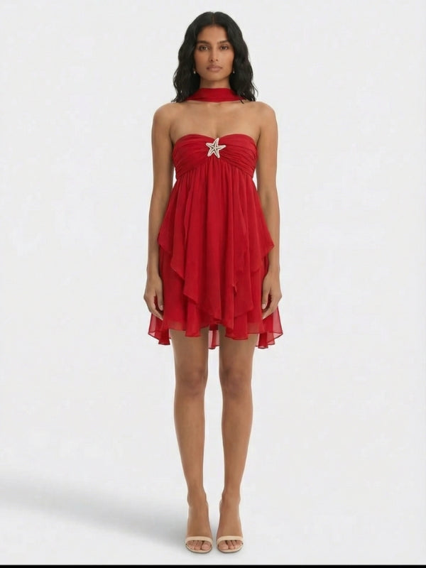 Vestido Curto Flor do Sol