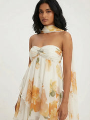 Vestido Curto Flor do Sol