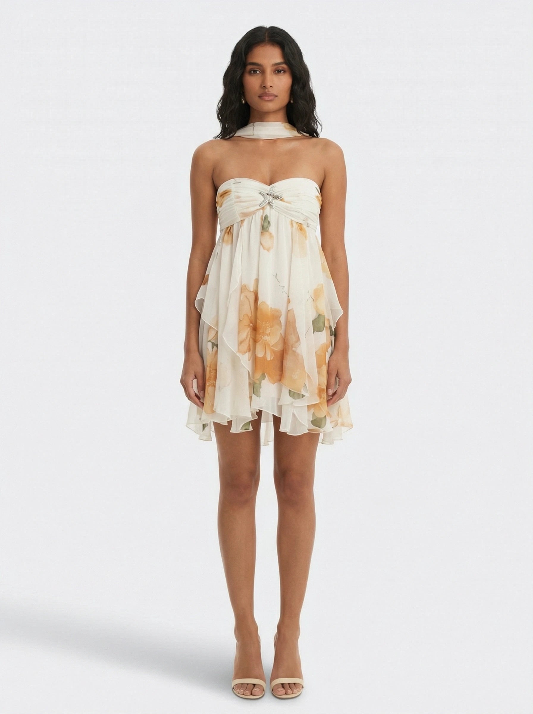 Vestido Curto Flor do Sol